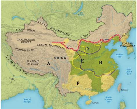Ancient China Map Activity Ancient china map, China map, Ancient