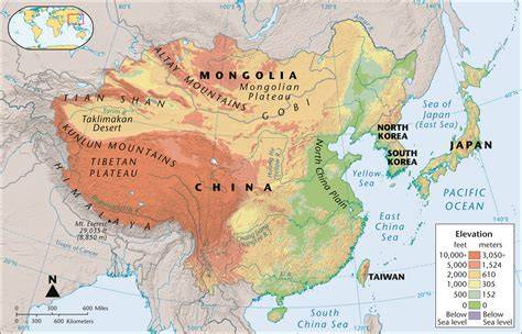 Ancient chinese map Chinese ancient map (Eastern Asia Asia)