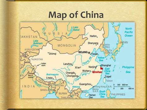 Ancient China Map Himalayan Mountains