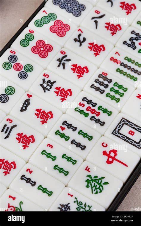 Ancient Chinese Mahjong Tiles