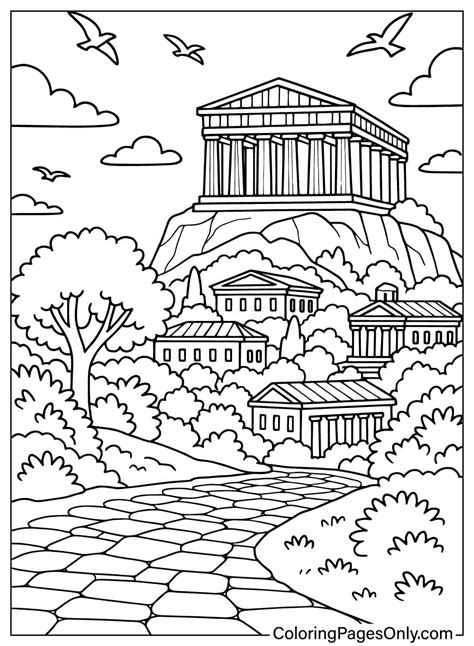 Ancient Greece Coloring Pages
