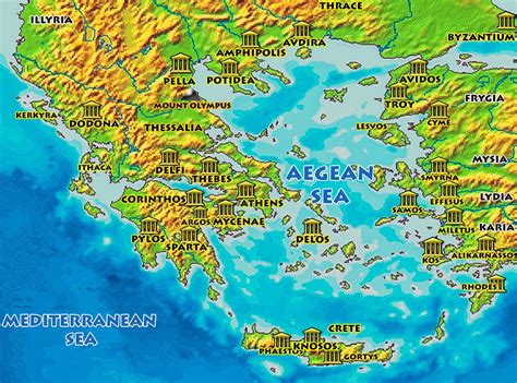 Ancient Greece Map
