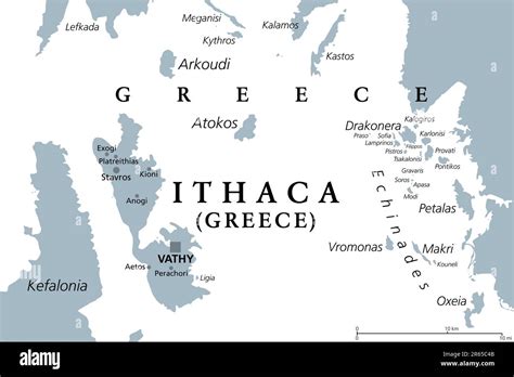 1911 Ithaca Greece Antique Map Mapa antiguo, Mapas antiguos, Mapas