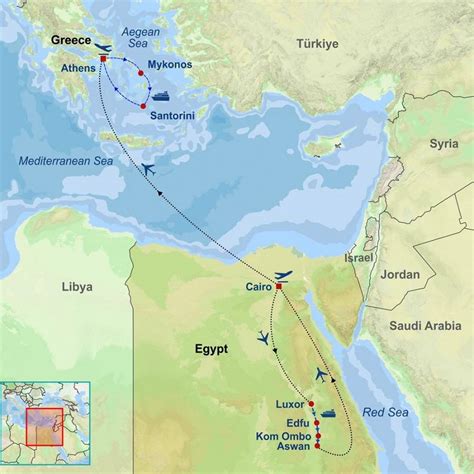 Greece Egypt cruise holidays Homeric Tours