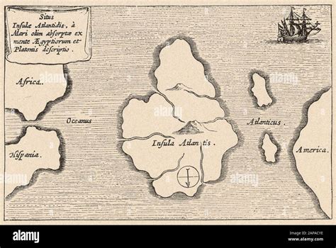 Ancient map of Atlantis (With images) Ancient maps, Fantasy world map
