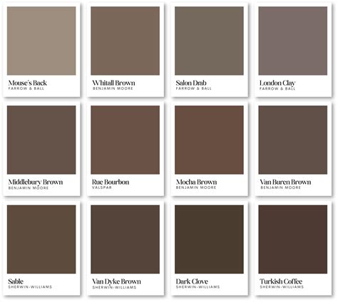 And Brown Paint Colors