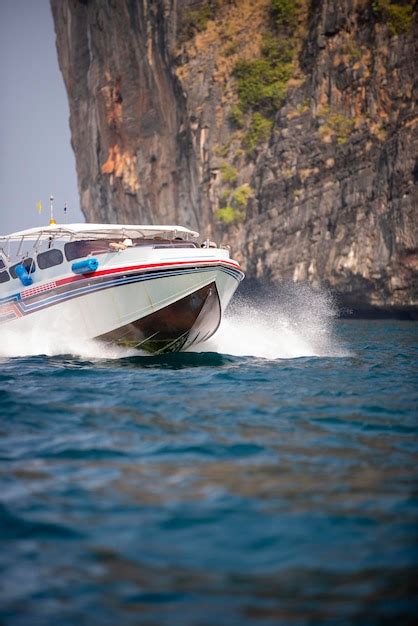 Speedboat on the Andaman Sea