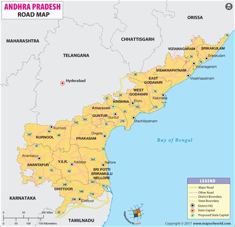 Andhra Pradesh Railway Map