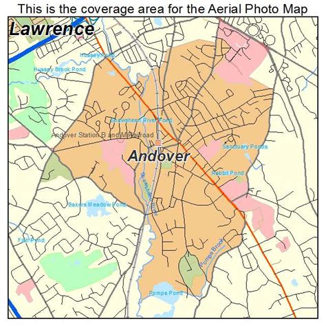 Download topographic map in area of Andover