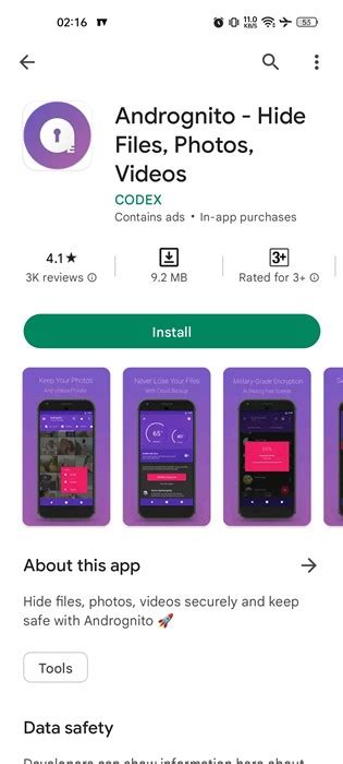 Andrognito for Android