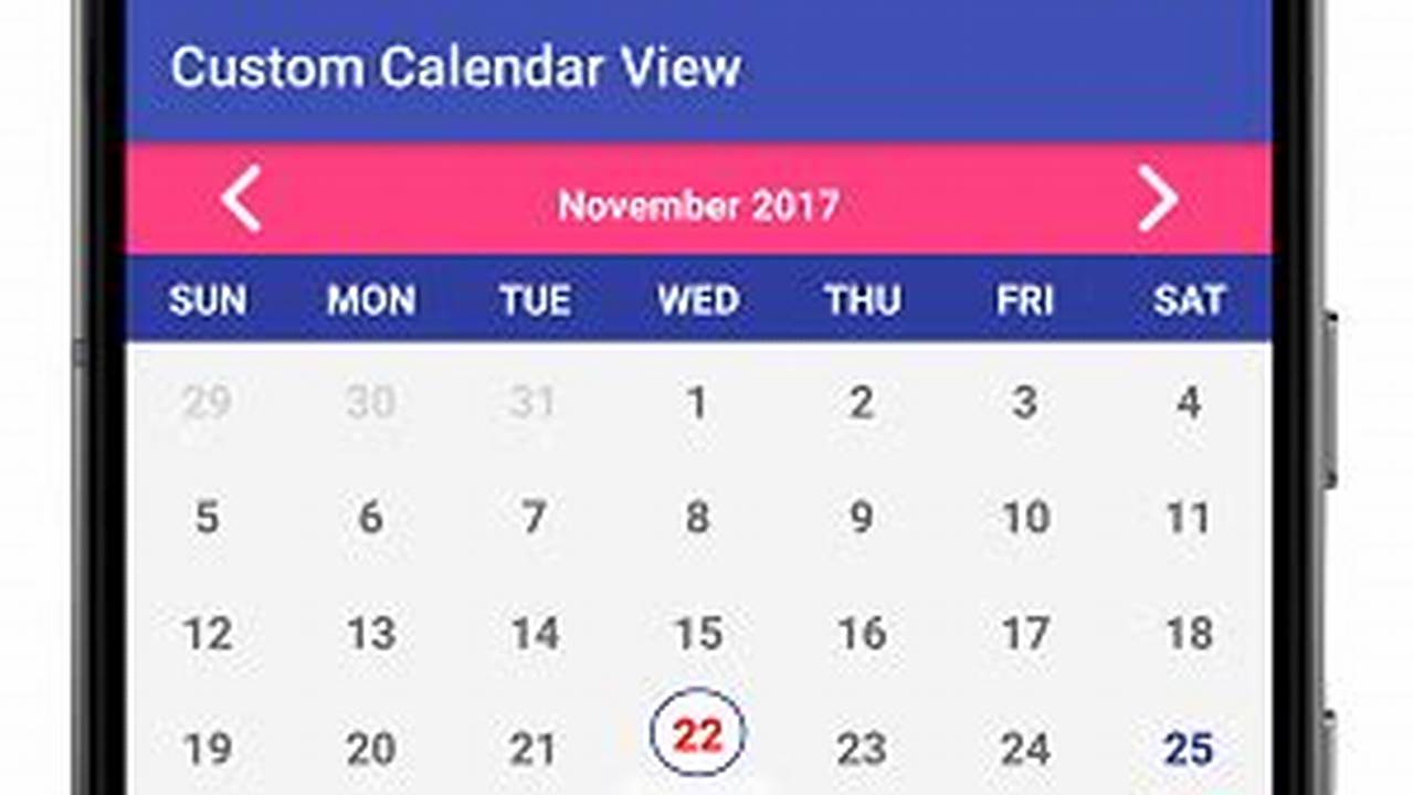 Android Calendar With Events