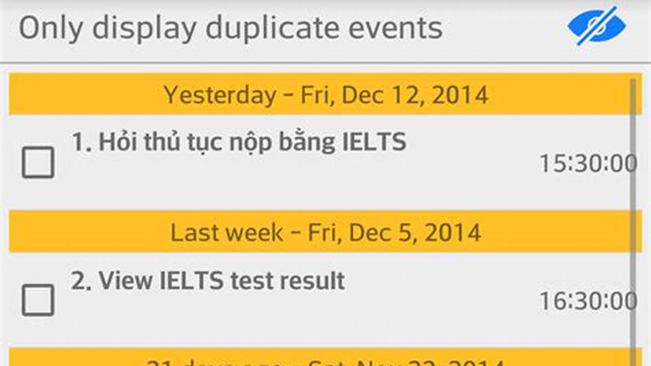 Android Delete Calendar Event