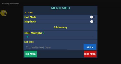 Android Mod Menu Template 32 Source Code