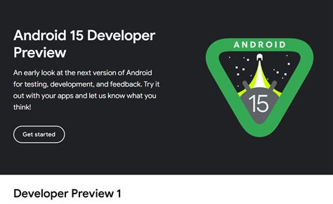 Android 15 Developer Preview 1 Changelog