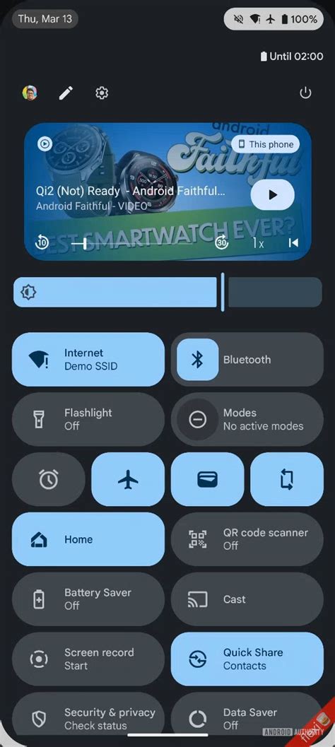 Android 16 Quick Settings in Action