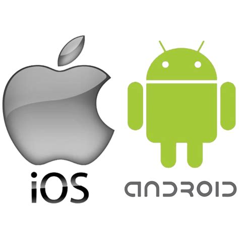 Android And Ios Logos