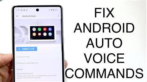 Android Auto Voice Commands Not Working