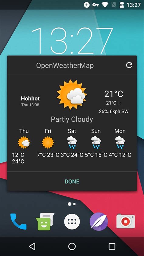 Open Weather Map 3d for Android