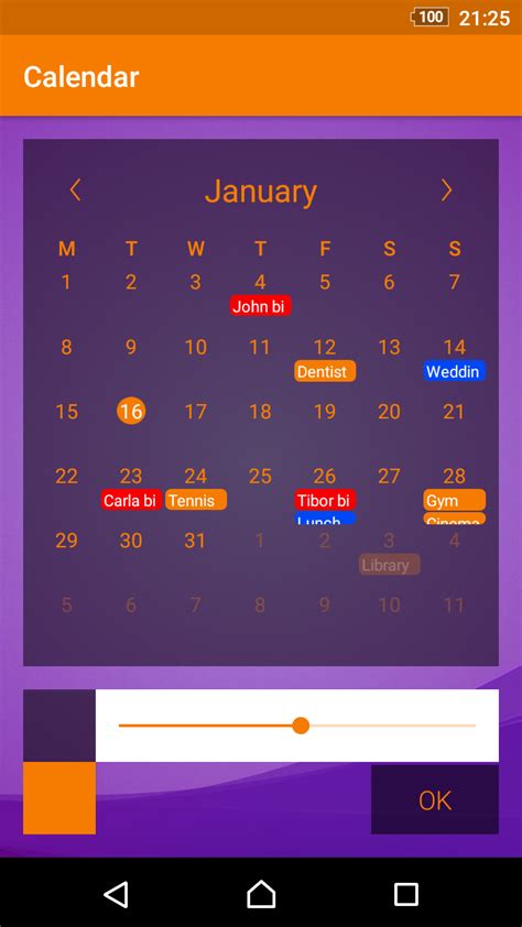 Android Calendar Source Code Free Download