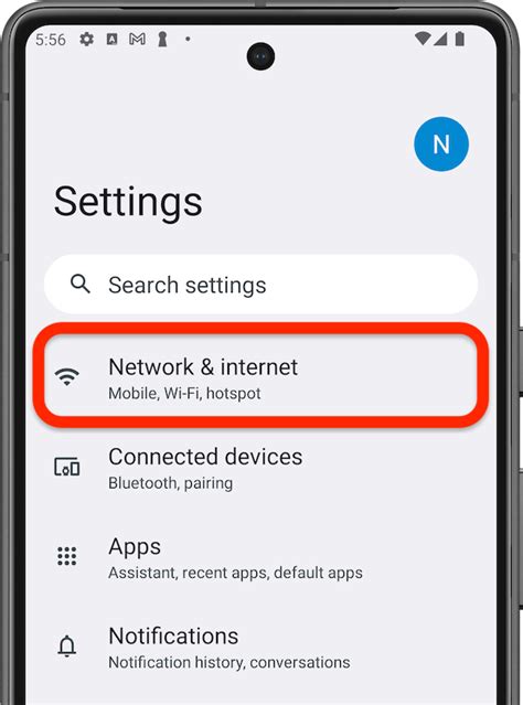 Android Settings Server Address