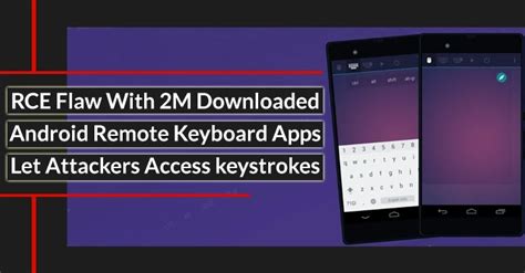 Android remote keyboard app security flaws