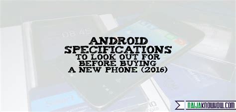 Android specifications