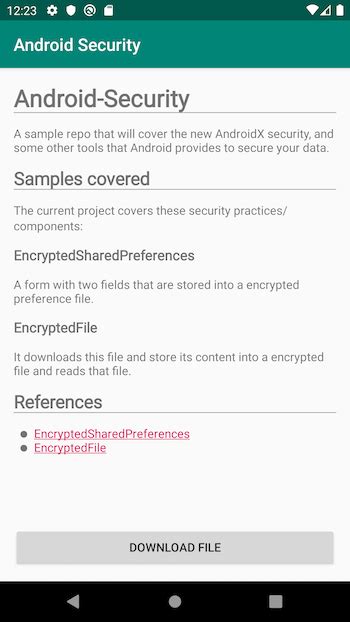 Androidx.Security:Security-Crypto:1.0.0