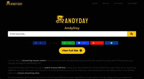 Easy streaming process on Andyday