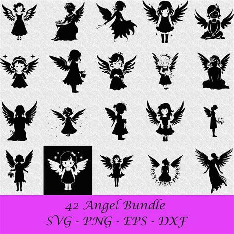 Download Angel Bundle DXF Files