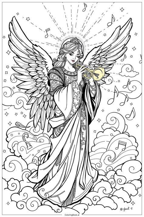 Angel Coloring Book Pages