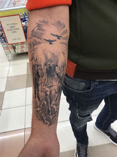 Angel Forearm Tattoo