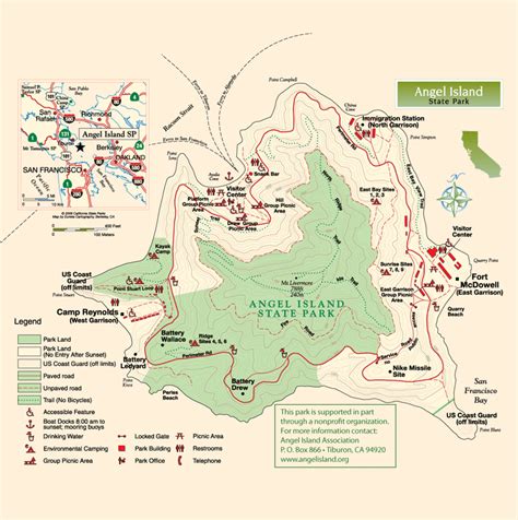 Where is Angel Island on map USA
