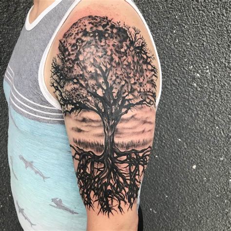Angel Oak Tree Tattoo