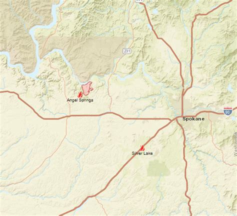 Oregon & Washington Fire Maps Fires Near Me [August 10]