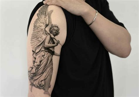 Angel Tattoo Statue