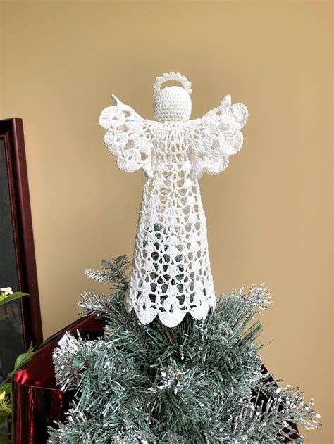 Angel Tree Topper Crochet Pattern