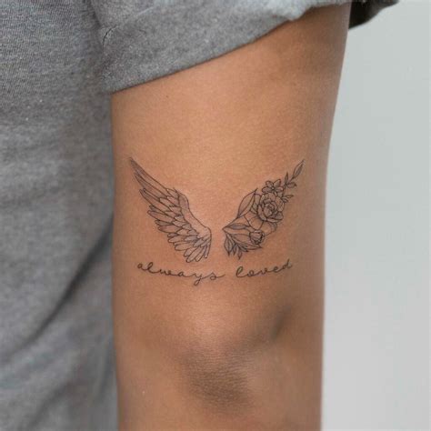 Angel Wing Tattoos On Arm For Females