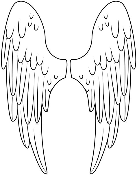 Angel Wings Printable