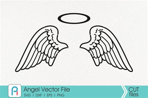 Download Angel Wings SVG File - SVG Design Files