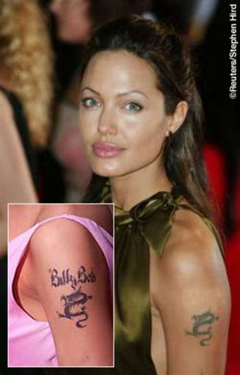 Angelina Jolie’s Back Tattoos How They Look & Meanings