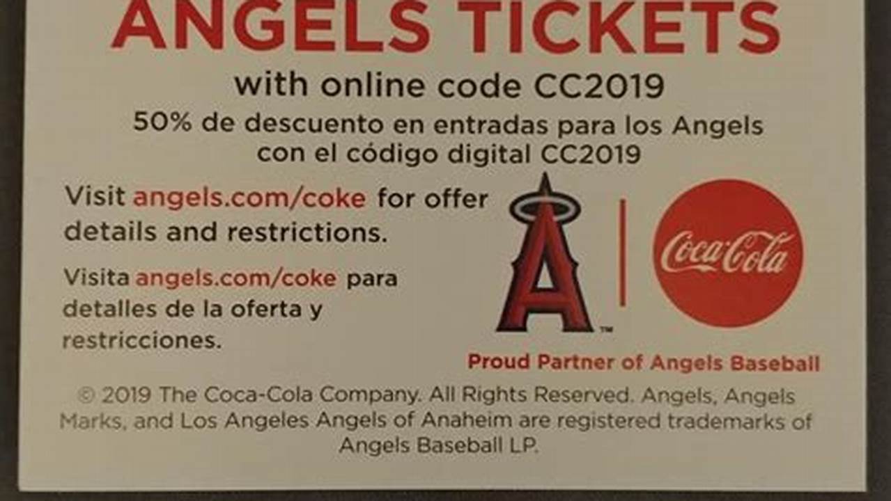 Angels Tickets Coupon Code 2024