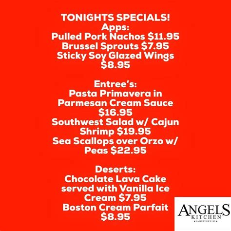 Indulge in Heavenly Delights with Angels Kitchen Jamestown RI Menu