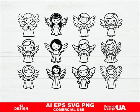 Divine Inspiration: Discover the Marvelous Angels Svg Free Collection to Elevate Your Creative Projects!