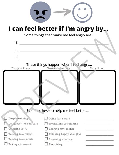 Anger Management Worksheets For Kids: A Guide For Parents In 2023