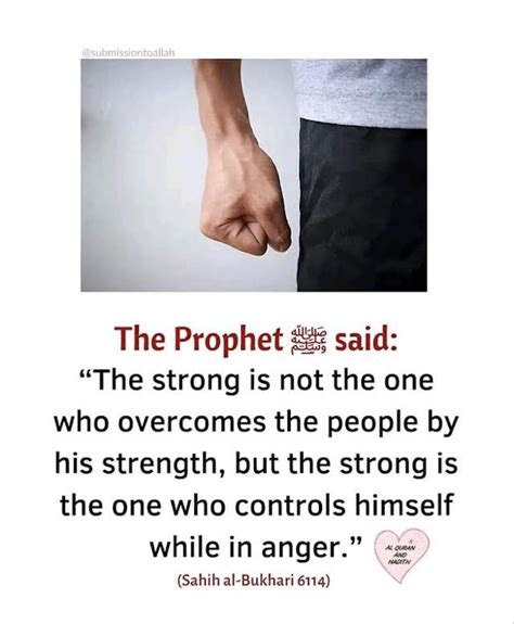 Anger In Islam Quotes