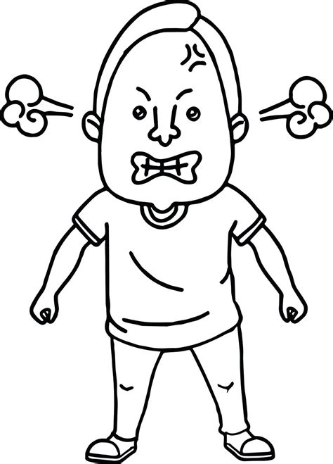 Inside Out Anger coloring page Free Printable Coloring Pages