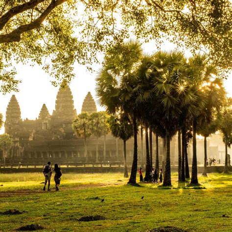Angkor Wat Sunset Crowds