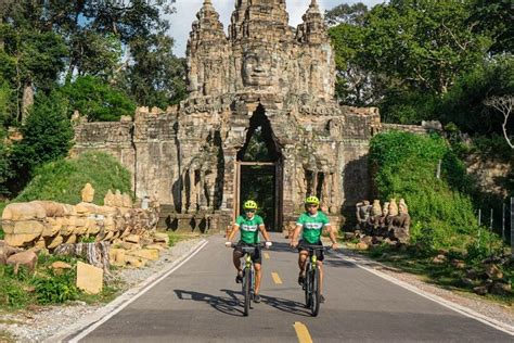 Angkor Wat cycling through temples