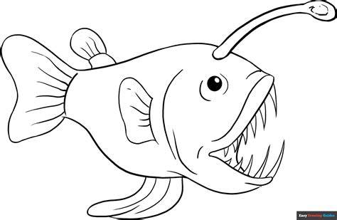 Angler Fish Coloring Page