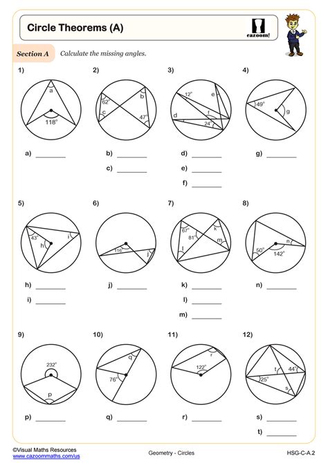 Angles In A Circle Worksheet Best Of Geometry Worksheets | Geometry